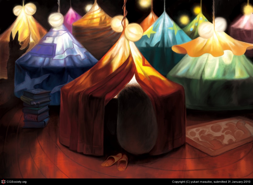 Hanging tent    Designed by yukari masuike 30
